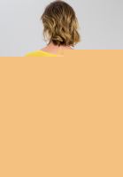 Poncho-Pullover mit feiner Struktur