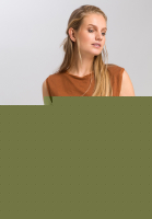 Tanktop aus Leinenjersey