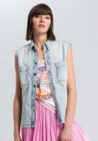 Jeanstop mit Rückenprint