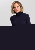 Basicstrickpullover mit Rollkragen