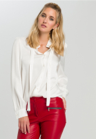 Satinbluse mit Schluppe
