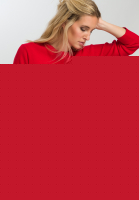 Longpullover mit Seitenschlitzen