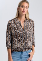 Bluse im Leo-Design