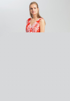Maxi dress with leaf design