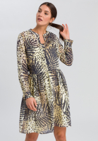 Blusenkleid mit Tropical-Print