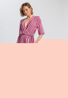 Kleid mit Streifendruck