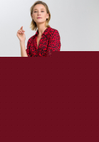 Hemdblusenkleid mit Leopardenmuster