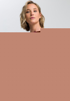 Poncho-Pullover mit Kontrastringelbündchen