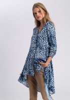 Longbluse mit Animalprint