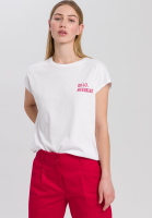 T-Shirt mit kleinem Mottoprint
