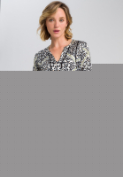 Kleid mit Leopardendruck samt Kette