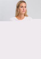 T-Shirt mit platziertem Blätterdruck