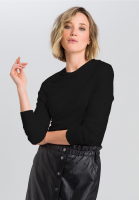 Shirt mit angeschnittenem Turtleneck