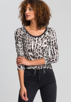 Shirt im auffälligen Animalprint