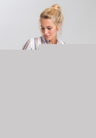 Bluse im Streifen-Look