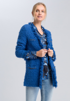 Strickjacke mit Fransenkanten