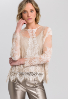Bluse aus Spitze