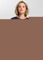 Shirt mit Ringelbündchen