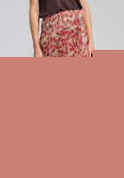 Midirock mit Blumenmuster