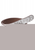 Gürtel im Metallic-Schlangen-Design
