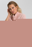 Pullover mit großem Rollkragen