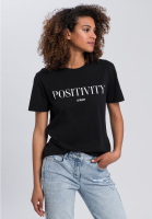 T-Shirt mit Mottoprint