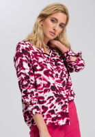 Hemdbluse mit Batikprint