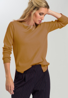 Longpullover mit Seitenschlitzen