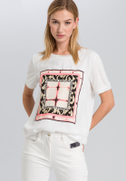 T-Shirt mit grafischem Batikprint