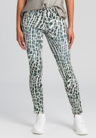 5-Pocket mit auffälligem Animalprint