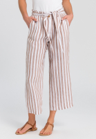Leinenhose im Streifenlook