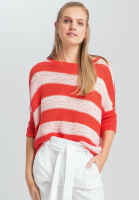 Pullover mit Blockstreifen-Struktur