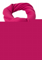 Strickschal in modischem Pink