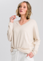 V-Neck Pullover mit Cashmere-Anteil