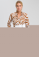 Hemdblusenkleid mit Tiger-Allovermuster
