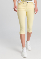 Caprihose mit Glitzerschrift am Saum