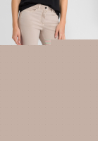 Jeans mit Zip-Details am Saum