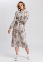 Plisseekleid im Schlangenprint