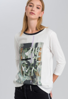 T-Shirt mit Animalfrontprint