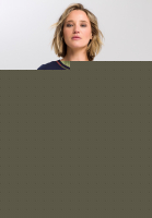 Shirt mit Ringelbündchen