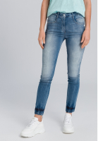 Skinny Jeans in Blue Denim Optik