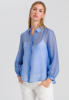 Hemdbluse mit Ziernähten am Rücken
