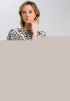 Tunika mit Leopardendruck samt Kette