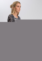 Plisseekleid im Ethno-Print