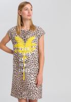 Leokleid mit Palmenprint
