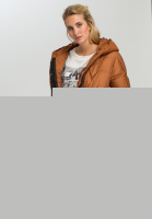 Outdoormantel mit dekorativem Stepp