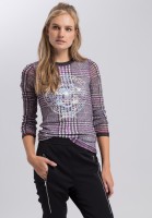 Meshshirt im Mustermix