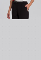 Stoffhose mit Knöpfen am Saum