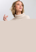 Boxypullover mit Rollkragen