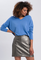 V-Ausschnittpullover im Oversize-Stil